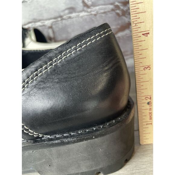 3.1 Phillip Lim White Leather Black Oxfords Lace Up Shoes Women Sz 40EU/9.5M US - Picture 10 of 16